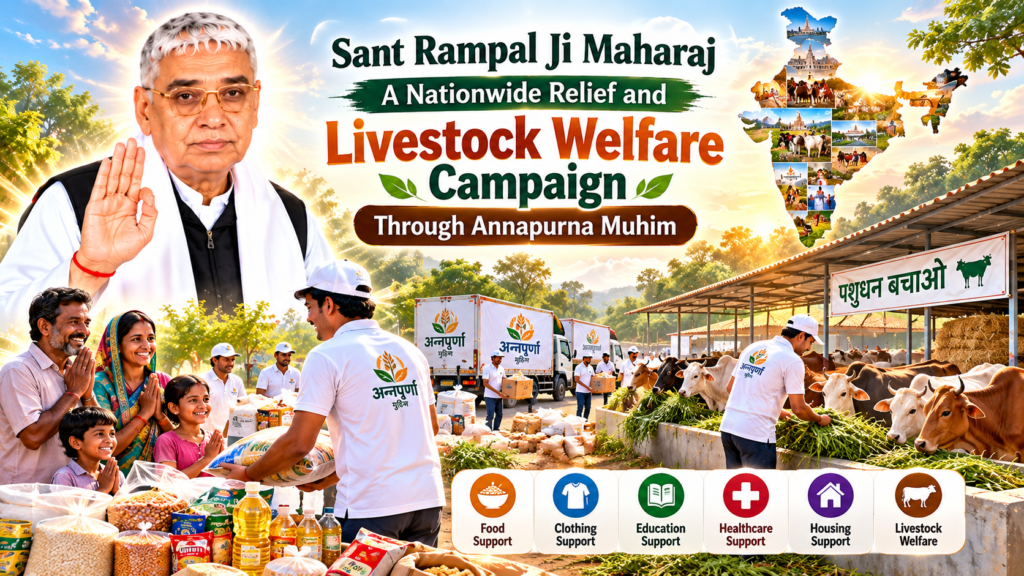 Sant Rampal Ji Maharaj: A Nationwide Relief and Livestock Welfare Campaign Through Annapurna Muhim chatgpt image sep 30, 2026, 04 28 46 pm