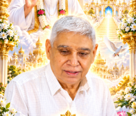 Mobile Wallpaper प्रीमियम 3D आध्यात्मिक मोबाइल वॉलपेपर, जिसमें दिए गए फोटो के व्यक्ति को सामने प्रमुख रूप से दिखाया गया है। पृष्ठभूमि में दिव्य स्वर्णिम मंदिर, आकाशीय प्रकाश, बादल, कमल के फूल और ऊपर “Supreme God” टेक्स्ट के साथ कबीर साहेब का प्रतीकात्मक चित्र प्रस्तुत किया गया है।