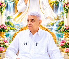 ✨ दिव्य आध्यात्मिक वॉलपेपर
🕊️ कबीर साहेब की दिव्य छवि
🌸 कमल • झरने • हरियाली • सुनहरी आभा
🙏 शांति और आध्यात्मिक प्रकाश से सजा सुंदर 3D मोबाइल वॉलपेपर। लाइट कलर और आकर्षक 3D आध्यात्मिक मोबाइल वॉलपेपर, जिसमें सामने सफेद परिधान में बैठे व्यक्ति का चित्र और पीछे दिव्य प्रकाश से घिरे कबीर साहेब का चित्र दिखाया गया है। पृष्ठभूमि में सुनहरे मंदिर, झरने, हरे-भरे पेड़, कमल के फूल, बादल और चमकदार आकाश का सुंदर दृश्य है।
